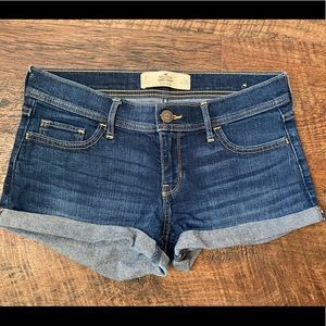 Hollister low rise denim shorts